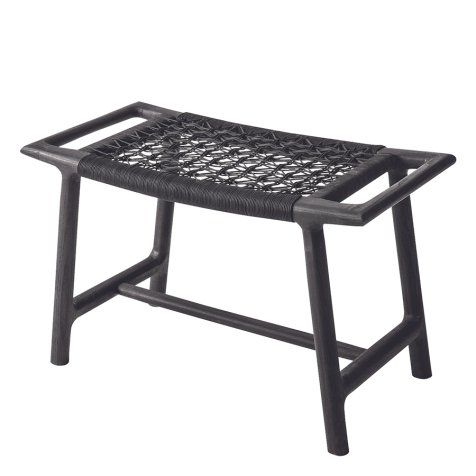 RUS CROSSHATCH CORD WEAVE STOOL