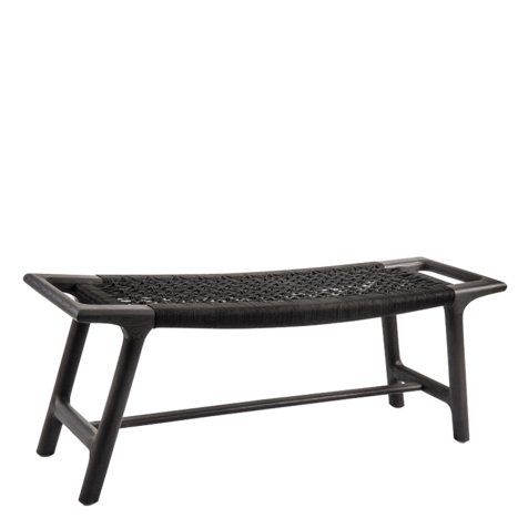 RUS CROSSHATCH CORD WEAVE BENCH