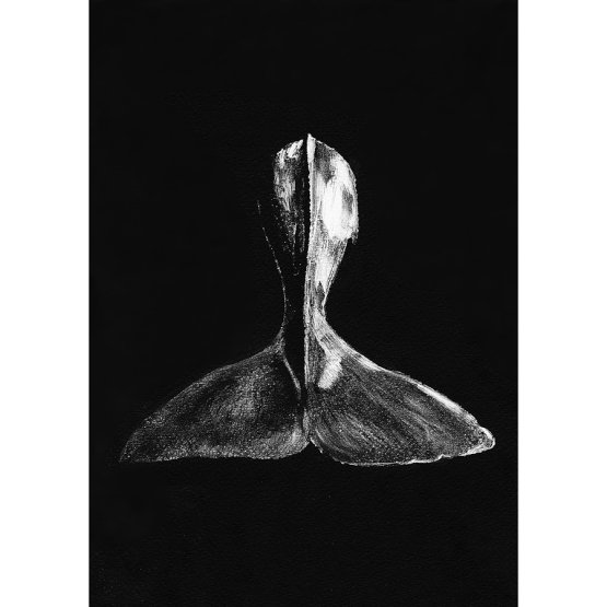 WHALE A4 ART PRINT