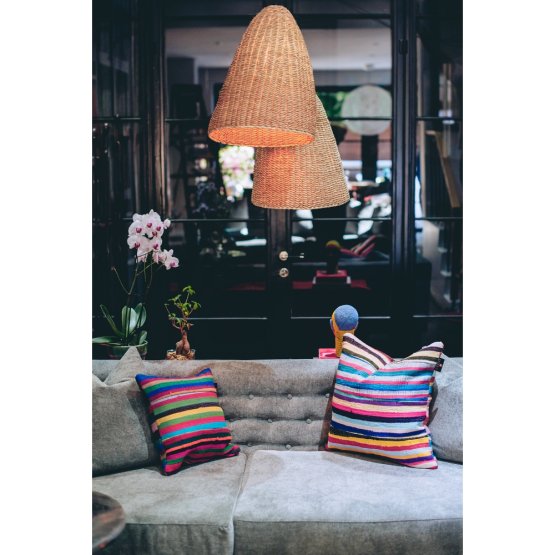 BOLAH WEAVED LAMPSHADE