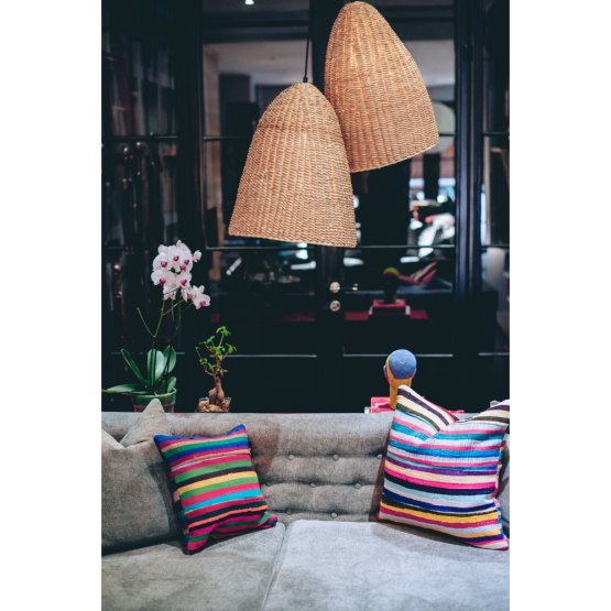 BOLAH WEAVED LAMPSHADE