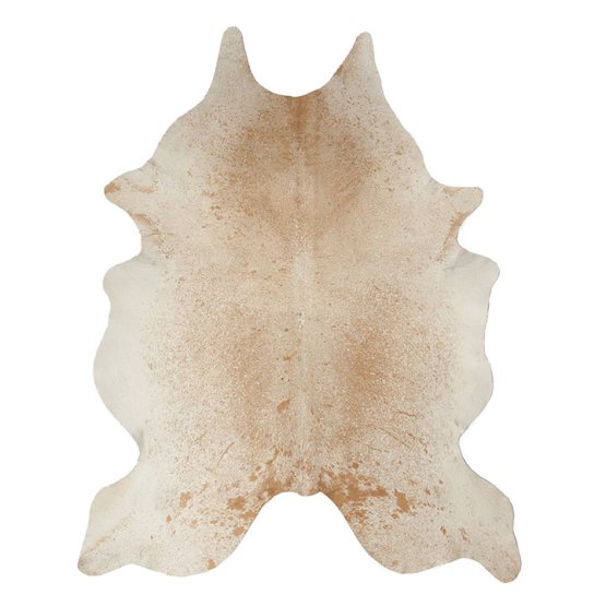BROWN AND WHITE LIGHT SALT AND PEPPER NGUNI COWHIDE RUG
