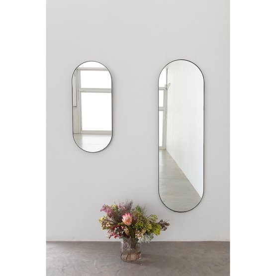FLAT FRANK FULL LENGTH PILL SHAPED MIRROR