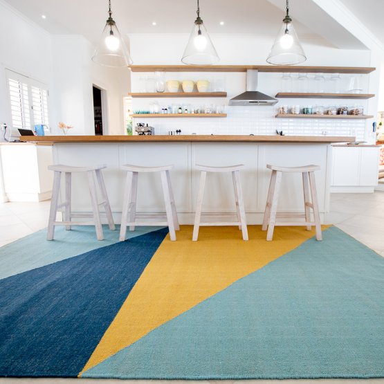 FEZZY WOOL AND COTTON RUG