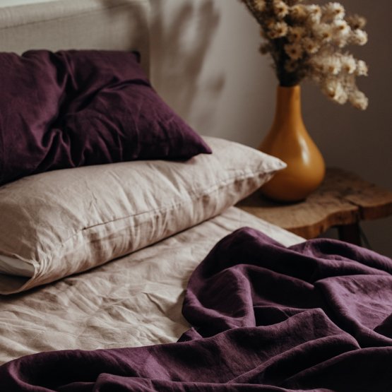 NUDE FLAT LINEN SHEET
