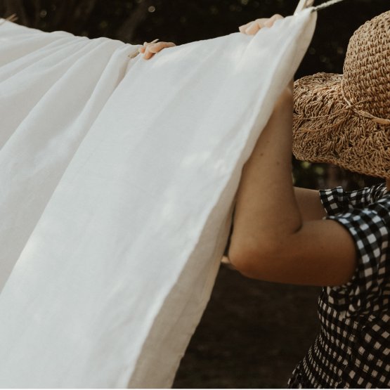 CLOUD FLAT LINEN SHEET