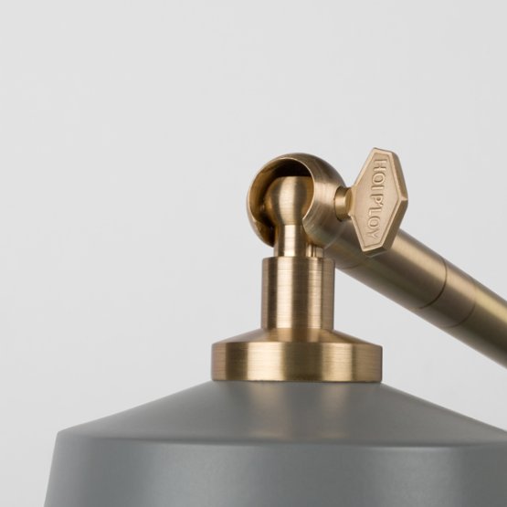 SLIM SHADY STONE GREY WALL LIGHT
