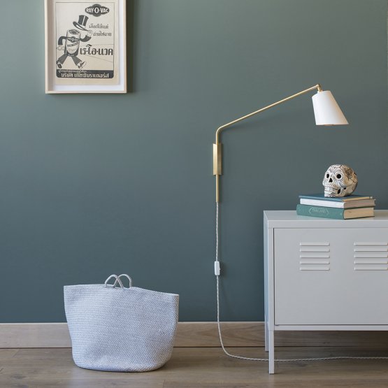 SLIM SHADY MATTE WHITE WALL LIGHT