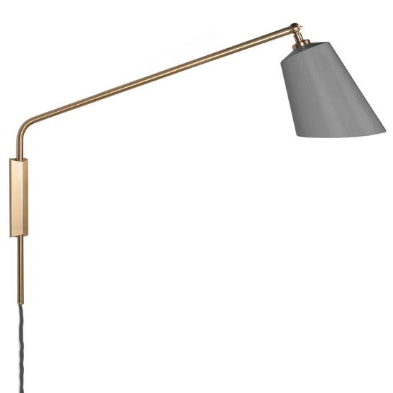SLIM SHADY STONE GREY WALL LIGHT