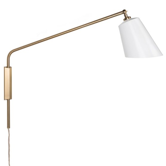 SLIM SHADY MATTE WHITE WALL LIGHT