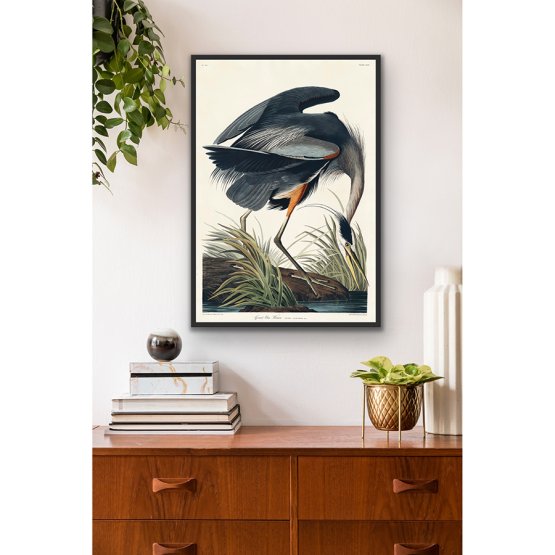 THE GREAT BLUE HERON ART PRINT