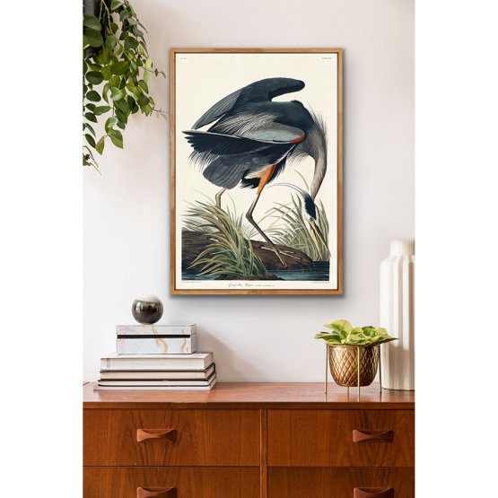 THE GREAT BLUE HERON ART PRINT