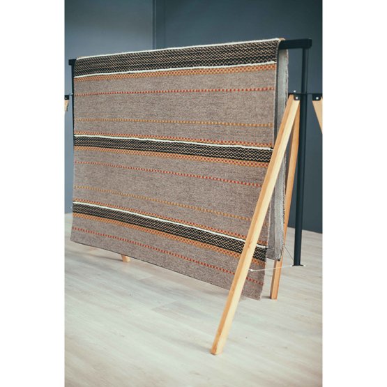CHOPSTICKS WOOL JUTE COTTON BLEND RUG