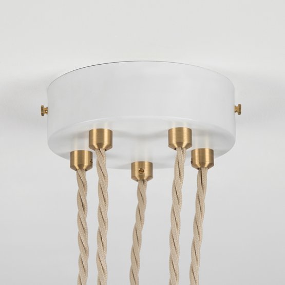 STATEMENT CLUSTER 5 PENDANT MATT WHITE
