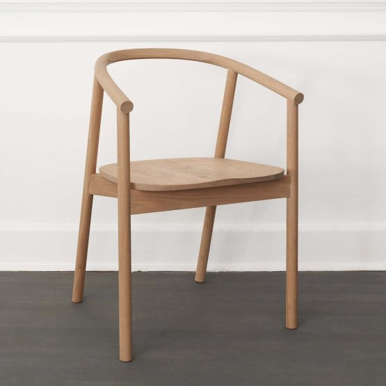 HARDWOOD JAMES DINING CHAIR