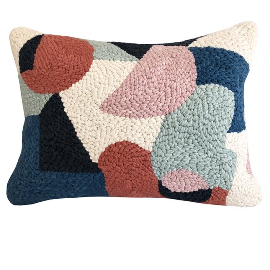 PUNCH NEEDLE CUSHION COVER FOUR