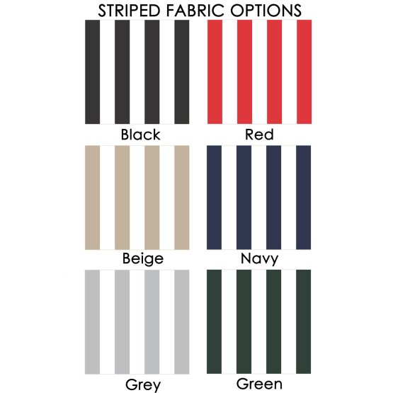 STRIPED SINGLE OUTDOOR LOUNGER