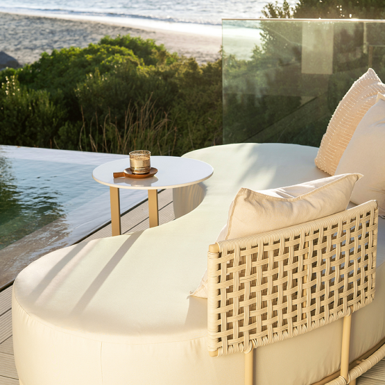 ANAIYA OUTDOOR CURVED DAYBED
