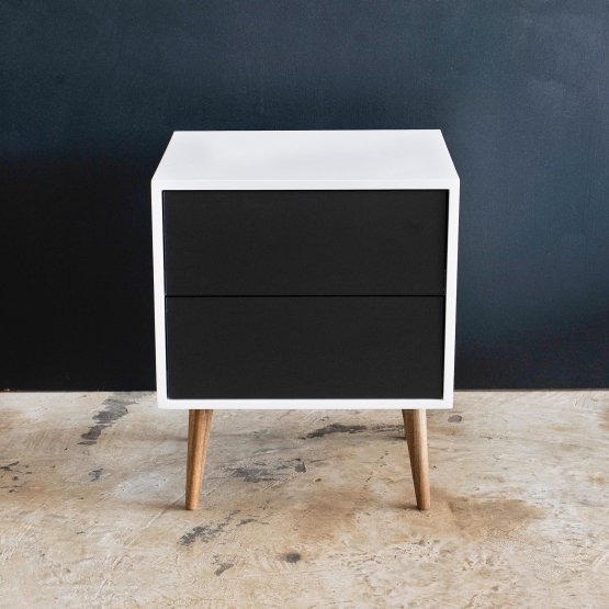 RETRO MODERN BEDSIDE TABLE
