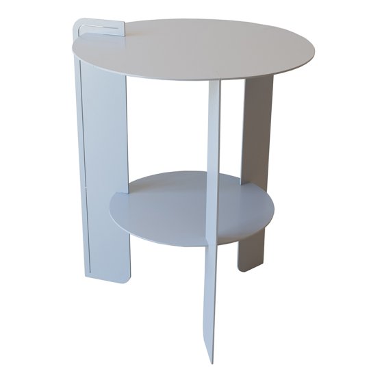 BELLAIR COOL GREY PATIO SIDE TABLE