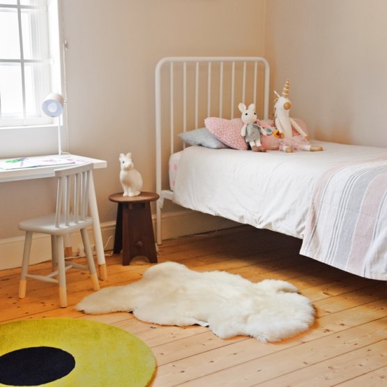 AMELIA WHITE ALL SIZES STEEL BED