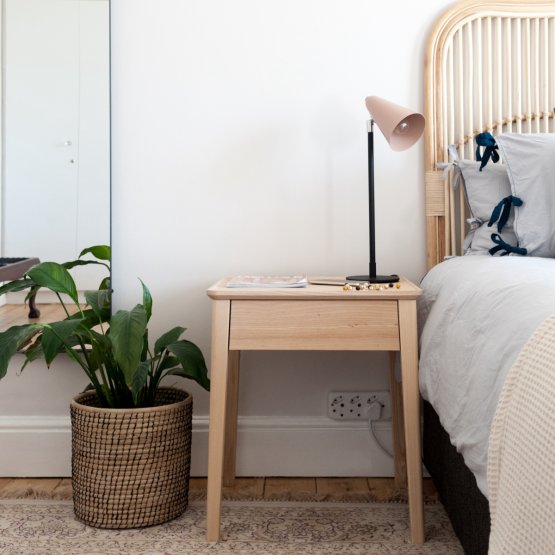 NINA BEDSIDE TABLE ASH