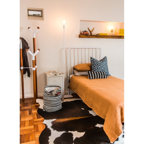 AMELIA WHITE ALL SIZES STEEL BED