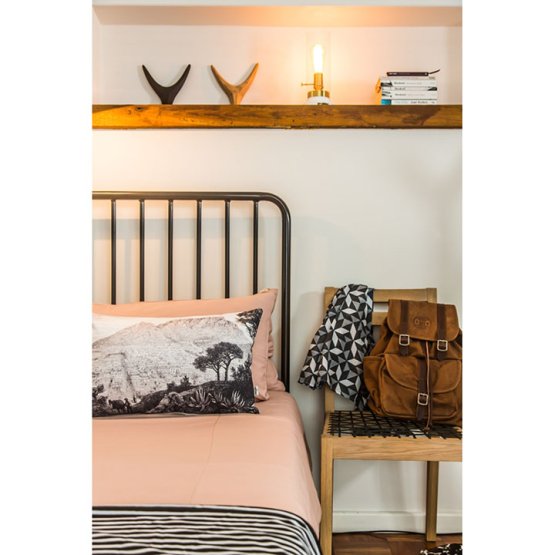 ISABEL BLACK ALL SIZES STEEL BED