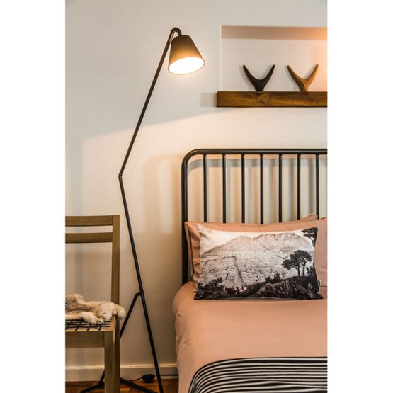 AMELIA BLACK ALL SIZES STEEL BED